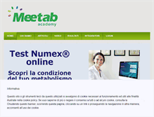 Tablet Screenshot of meetabacademy.com